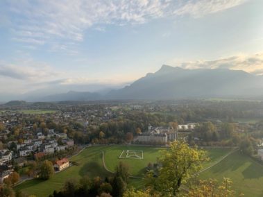 Aussicht von der Burg auf Salzburg