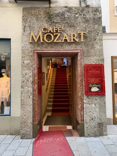 Cafe Mozart in Salzburg